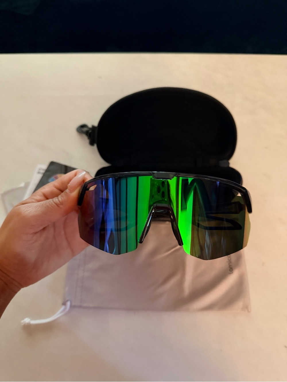 Polarized running glasses